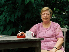 Gertrude Franzen macht Pause